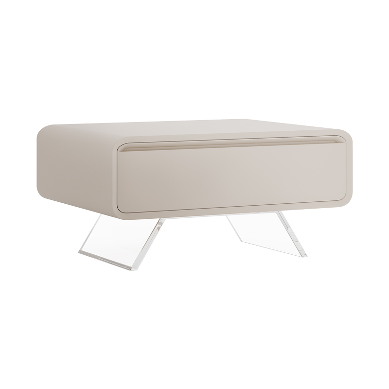 Acrylic floating coffee table living room home designer